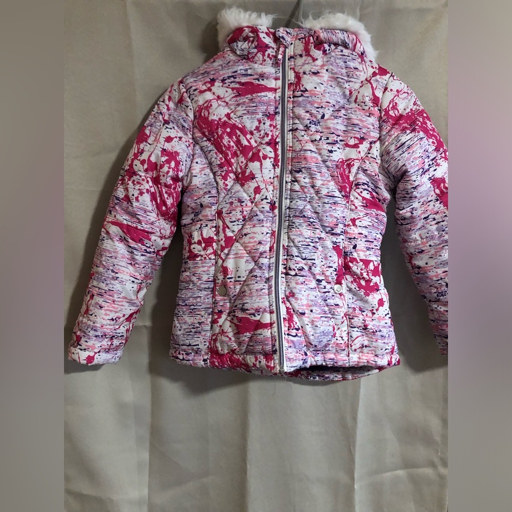 Hawke & Co Purple and Pink Quilted Snow Jacket